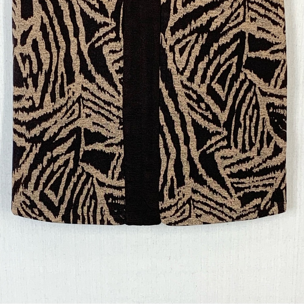 Sandra Darren~NWT~Women's Retro Geometric‎ Print Knit Sweater Midi Dress~Sz 10 - Picture 5 of 15